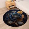 1Pcs Flower Round Rug Area Rug Flower Round Carpets For Living Room Bedroom Chair Carpets Home Decor Gifts