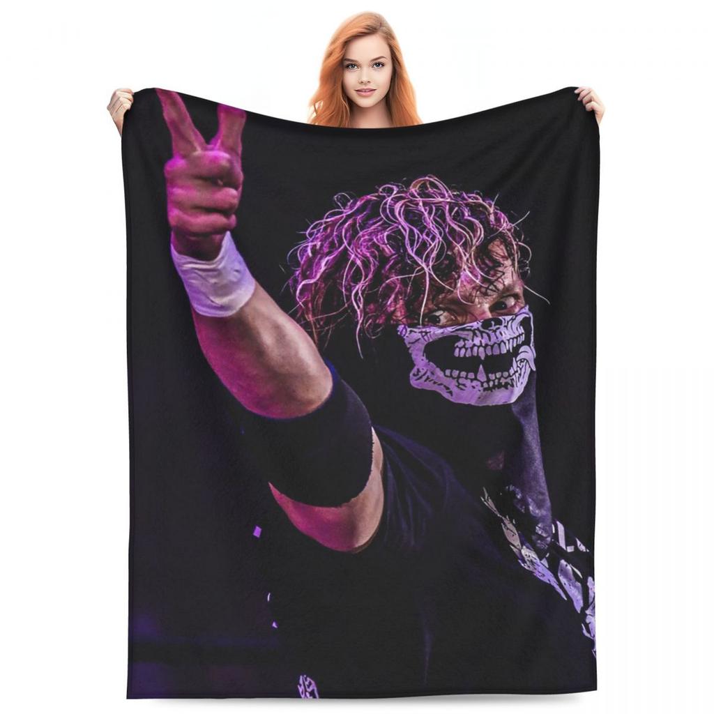 Kenny Omega Kenny The Champ Blanket Fleece Sofa Throw Blanket Warm Throw Blankets for Home Bedroom Office Throws Bedspread Quilt
