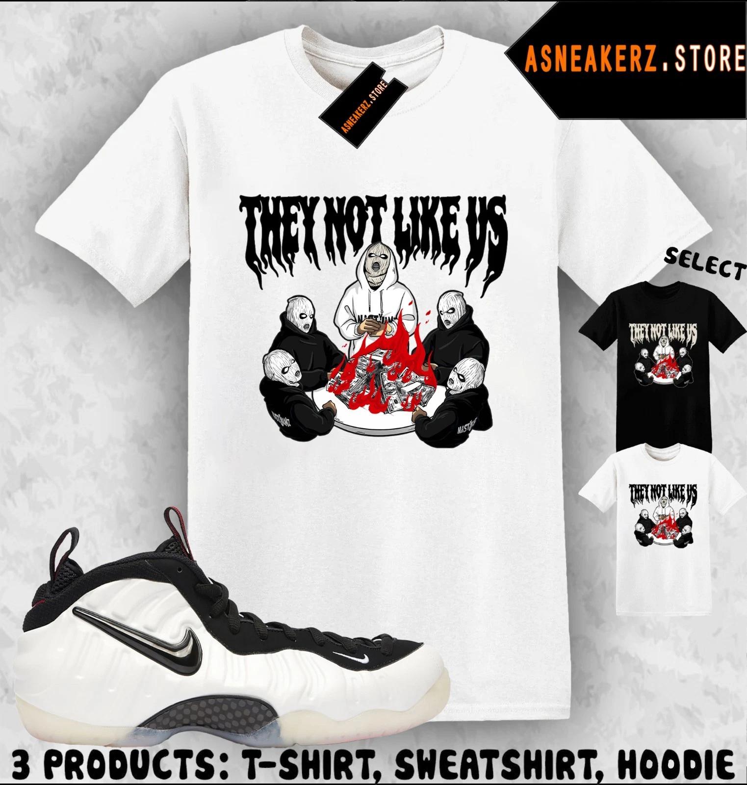 Shirt Match Foamposite Pro Pearl 2025 Sneaker Matching Tee Not Like Us T-Shirt M
