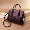 Borsa con Motivo Coccodrillo Borsa Tote da Donna Borsa Monospalla a Tracolla Borsa da Donna Borsa Grande