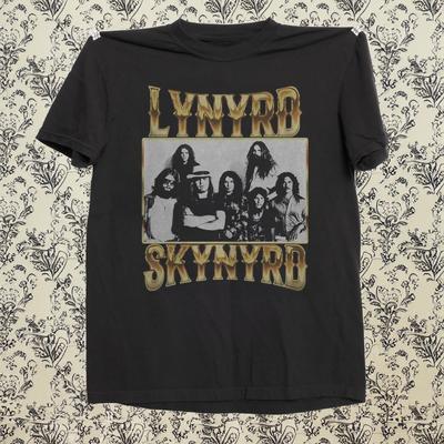 Lynyrd Skynyrd Shirt Vintage Style American Rock Band, Black T-shirt S-5XL