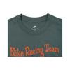 Nike Men's Green Loose-Fit Letter Print Crew Neck T-Shirt HQ3671-338