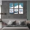KROEY Ski Poster Apres Ski Snowy Mountain Posters Vintage Ski Canvas Wall Art For Modern Family Bedroom Living Room Dorm Classroom Office Decor
