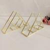 European Style Triangle Napkin Holder High-end Hollow Tissue Rack  Dining Table