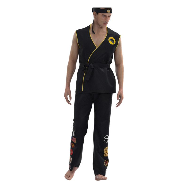 Il Karate Kid Cobra Kai Taekwondo Bambini Cosplay Uniforme da Allenamento Costume