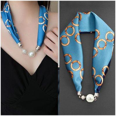 Gorgeous Beads, Circular Ring Scarf, Women's Scarf Accessories, Necklace, Ethnic Scarf