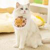 Universal Cute Cat Scarf Puppy Dog Bigbear Pet Bib Elastic Lace-Up Decorative Saliva Towel