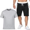 Men's Summer Short Sleeve T-shirt & Shorts Set - Casual Fashion Sportswear, New Arrival