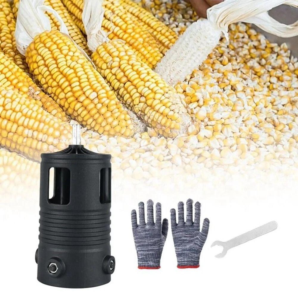 Electric Corn Thresher Fully Automatic High-efficiency Corn Kernel Peeler  Home Use Suitable
