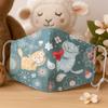 Kids Face Mask - Happy Cats With Filter