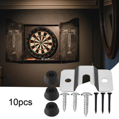 1 Set Dart Holder Kit Falling Prevention Firmly Fixed Wide Compatibility Dartboard Wall Bracket Kit Replacement for Mounting Dartboard