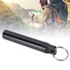 Metal Storage Tube Water Proof Aluminum Alloy Airtight Container with Whistle Cord for Travel Camping Exploration