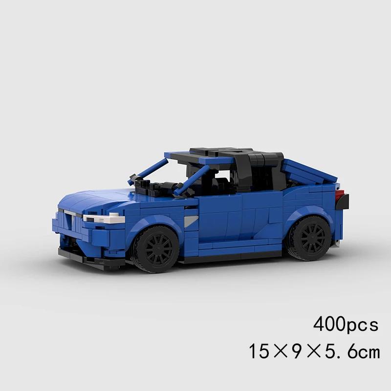 Speed Convertible MOC Car Super Race Technical Vehicle Model Building Block Racing Rally Sports Brick Christmas Gift Toy City