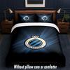 Set Biancheria da Letto Design Club Brugge FC 1 Copripiumino + 2 Federe Morbido Traspirante Biancheria da Letto per la Casa