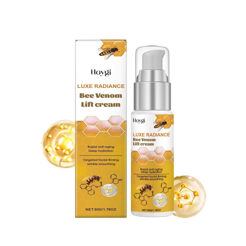 Crema Rassodante Viso al Veleno d'Ape Hoygi Collagen Boosting Trattamento Lifting Antirughe per Pelle Cadente e Linee Sottili