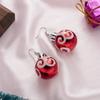 Colorful Decoration Birthday Gift Fashion Stars Snowflake Shape Spherical Christmas Earrings