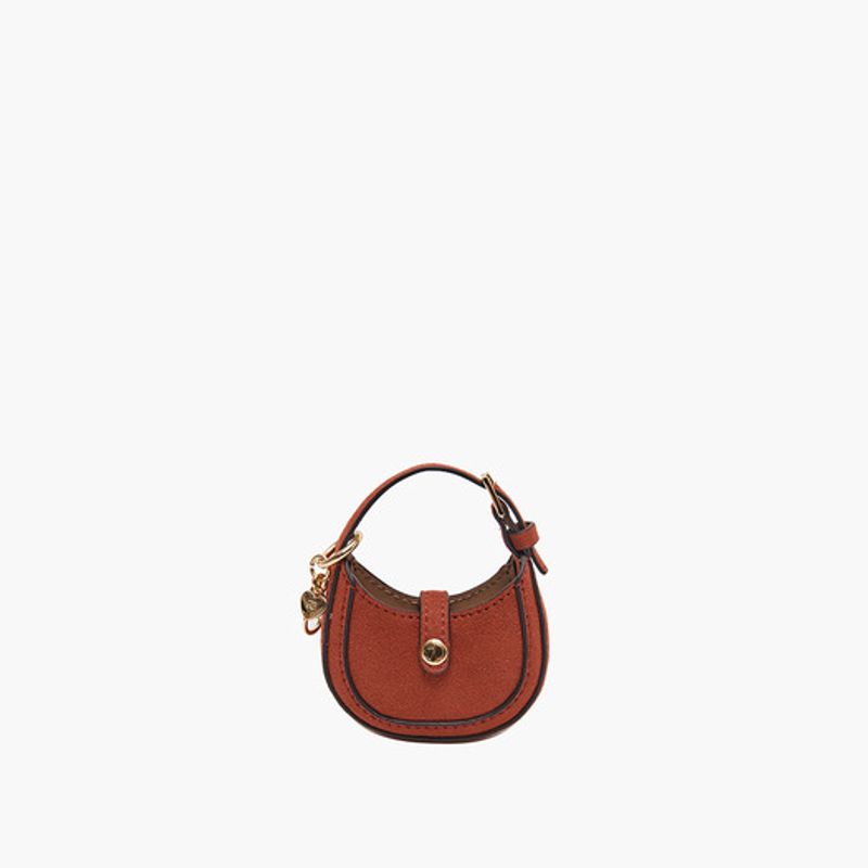 

ELEGANCE PARIS Oz Suede Mini Keychain OSFH903W OSFH903W_Burgundy