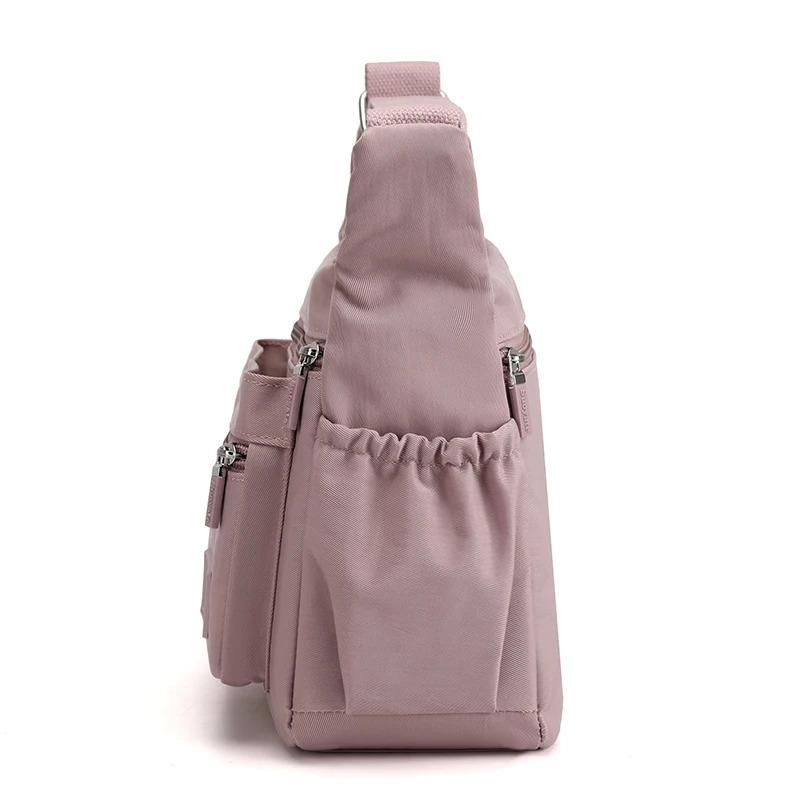 Modische Umhängetasche für Damen, Messenger-Tasche aus wasserdichtem Nylon, Damenhandtasche