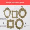 Miniature House Picture Frame Decor 5Pcs Kit Tiny Photo Props for DIY Dollhouse Scene Layout Decorations