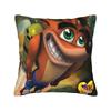 Dekorative Kissenbezüge Crashs Bandicoots Cartoon Merch Sitz Videospiel Kissenbezug Hülle Dropshipping Mehrere Größen