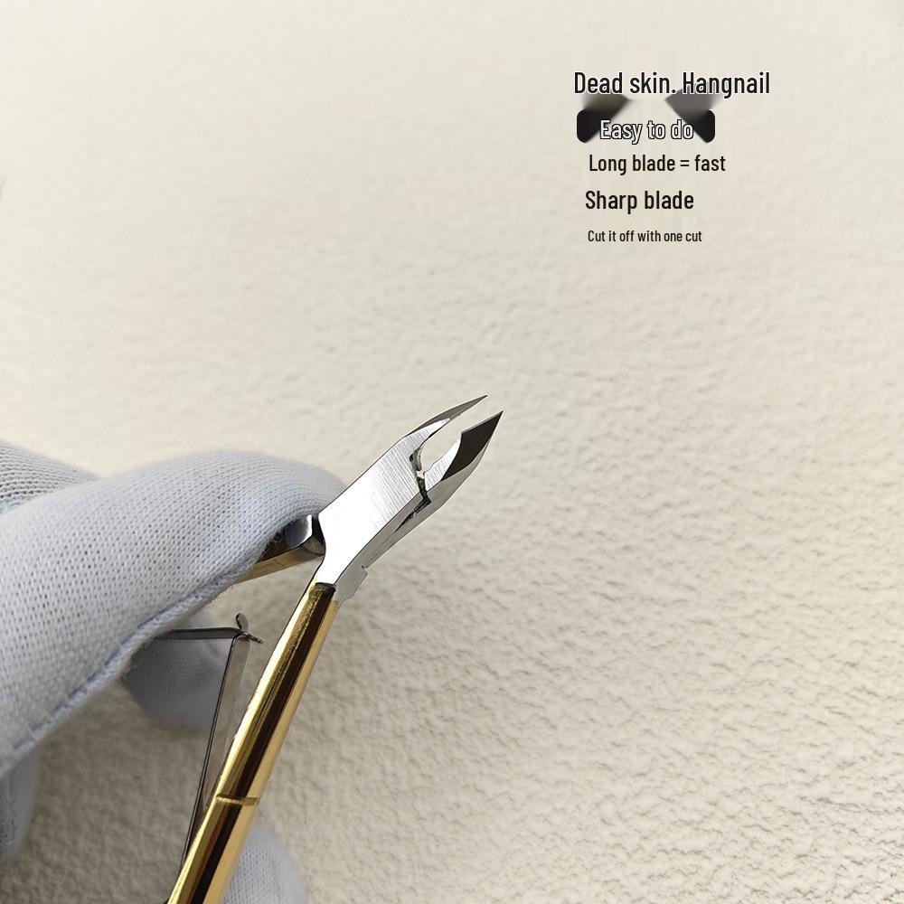 Stainless Steel Long Blade Cuticle Nippers D501 Manicure Tool