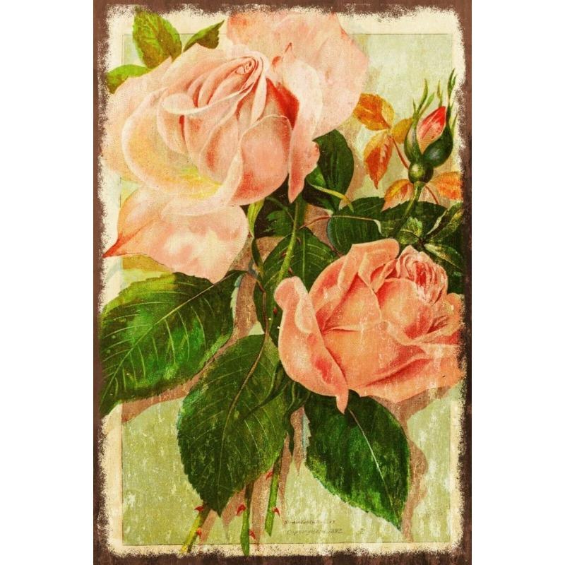 Retro Beer Metal Wall Art 20x30cm