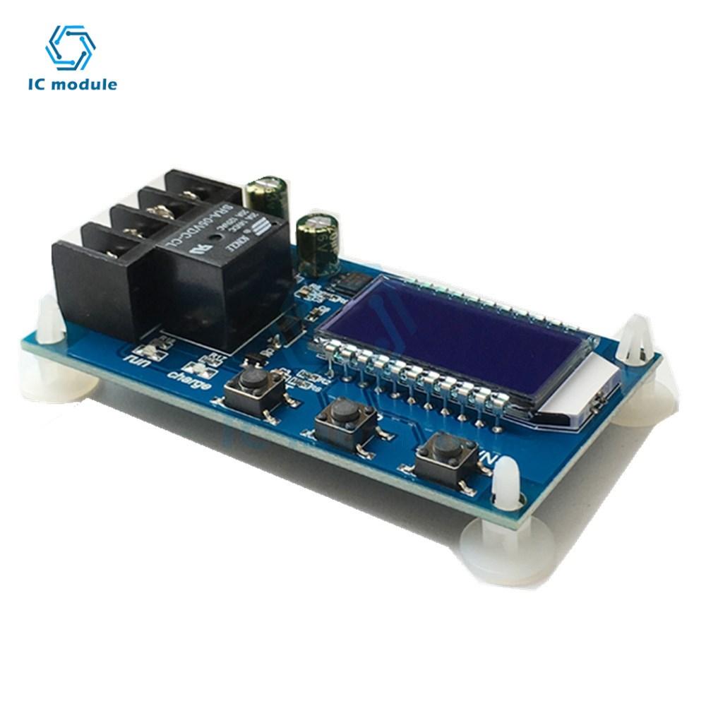 6-60V 30A 10A Lead-acid Solar Battery Charge Controller Protection Board Charger Time Switch 12v 24v 36v 48v Battery Capacity