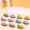 Kids Wooden Magnetic Train Toy Number Animal Vehicle Dinosaur Fruit Vegetable Preschool Learning Toddlers Educational Locomotive Carriages Toy