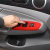 ABS Car Look Interior Door armrest Window Switch Panel Cover Trim for Toyota Tacoma 2011 2012 2013 2014 2015 (red)