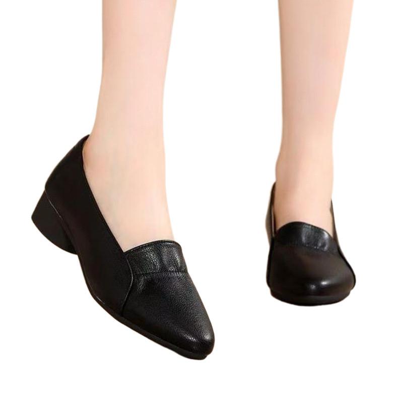 Spring Summer Womens Flat Loafers With Breathable Pu Material For Casual Wear