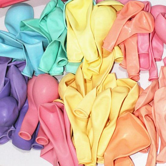 Macaron Color Balloon Set for Kids Birthday Decorations