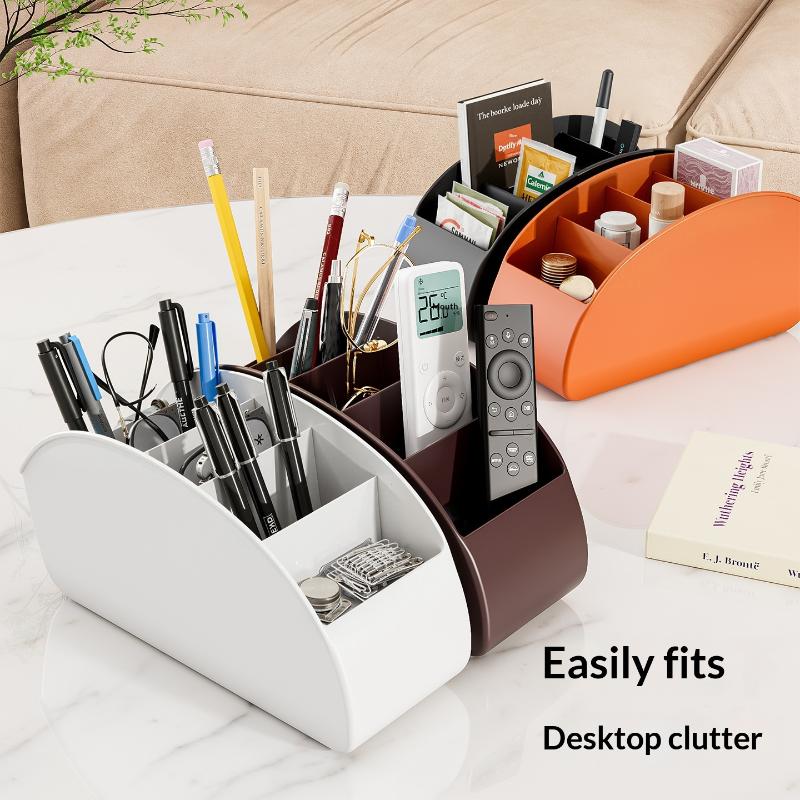 Multi Compartment Pen Holder Desk Organiser for Office Home School with Makeup Brush Storage Function and Space Saving