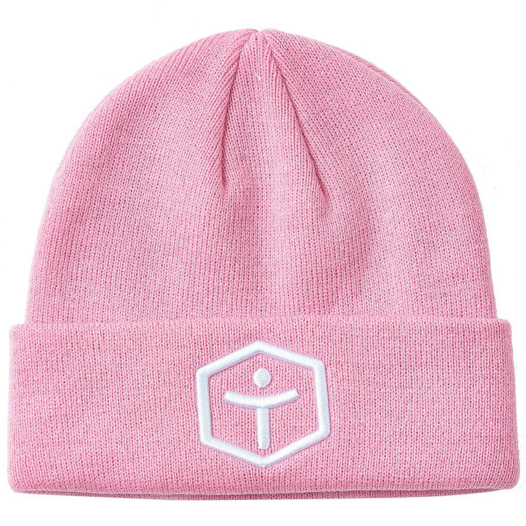 TaoTech Knit Embroidered Knit Stretch Watch Cap for Men and Perfect for and Outdoor Activities Beanie, Cap, Women, Skiing, Snowboarding, (Pink)