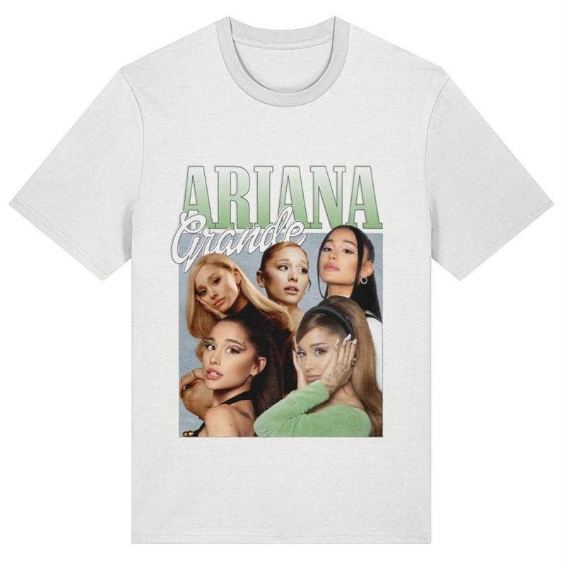 2026 Summer Fashion Trendy Tee Men Women Vintage Top Ariana Grande Retro T-shirt Hip Hop Streetwear Oversized Tshirt