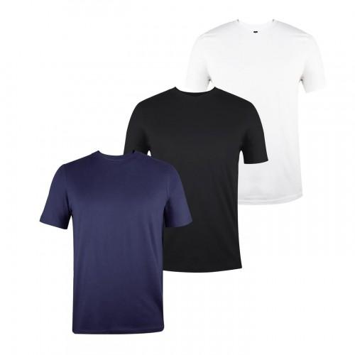 T-shirt da uomo in misto cotone Donnay (Confezione da 3)