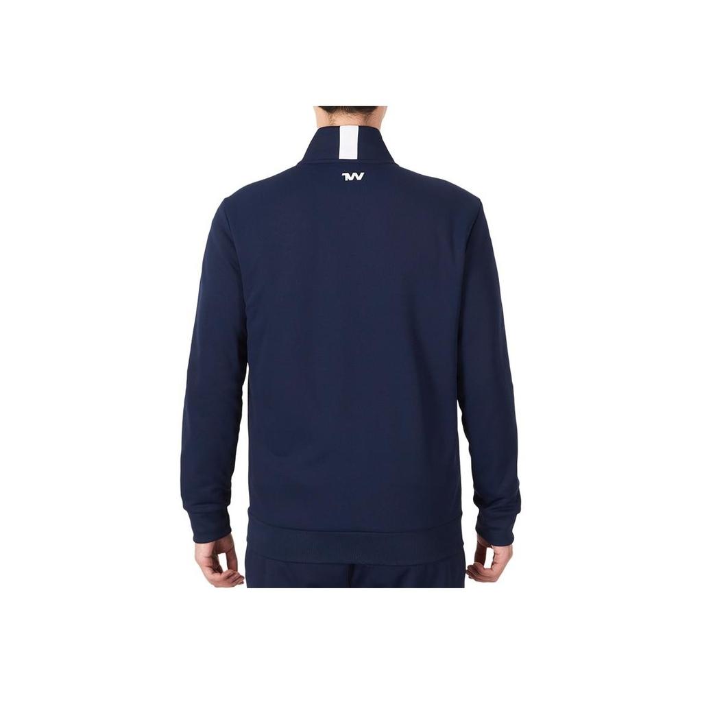 Under Armour Training Sports Knit Collar Logo Jacket Men Jackets Academy-Blue 21500437-408