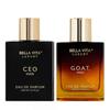 Le Mâle Sigma par Bellavita Luxury | 2x100ml Parfums | CEO Man & G.O.A.T. Homme | Parfum pour Homme | Fragrance Longue Durée | Eau De Parfum moins