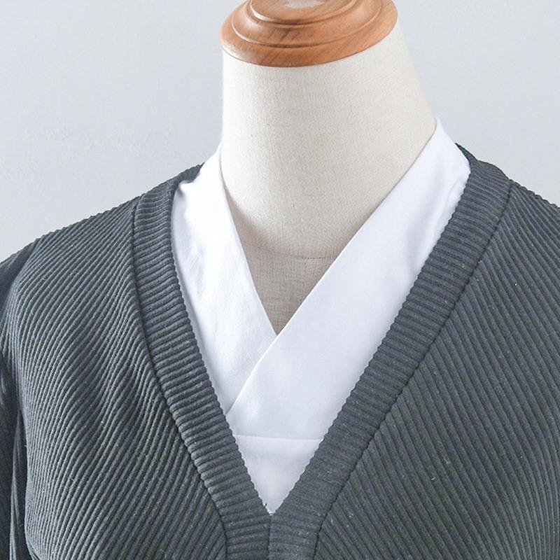 Shirt Lapel Collar Cardigan Sweater Half Shirt Versatile Outfits Collar Girls Half Shirt Decorative Shawl