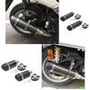 Motorcycle Exhaust Pipe Carbon Fiber Muffler Modification Fitting for Escape Moto Tube Replacement for 200/300 Z750
