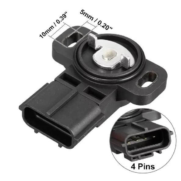 

35102-33100 TPS Throttle Position Sensor 4Pins for 1999 2000 2001 Hyundai Sonata 2.4L Santamo Galloper KIA TPS4119 3510233100 4 pins