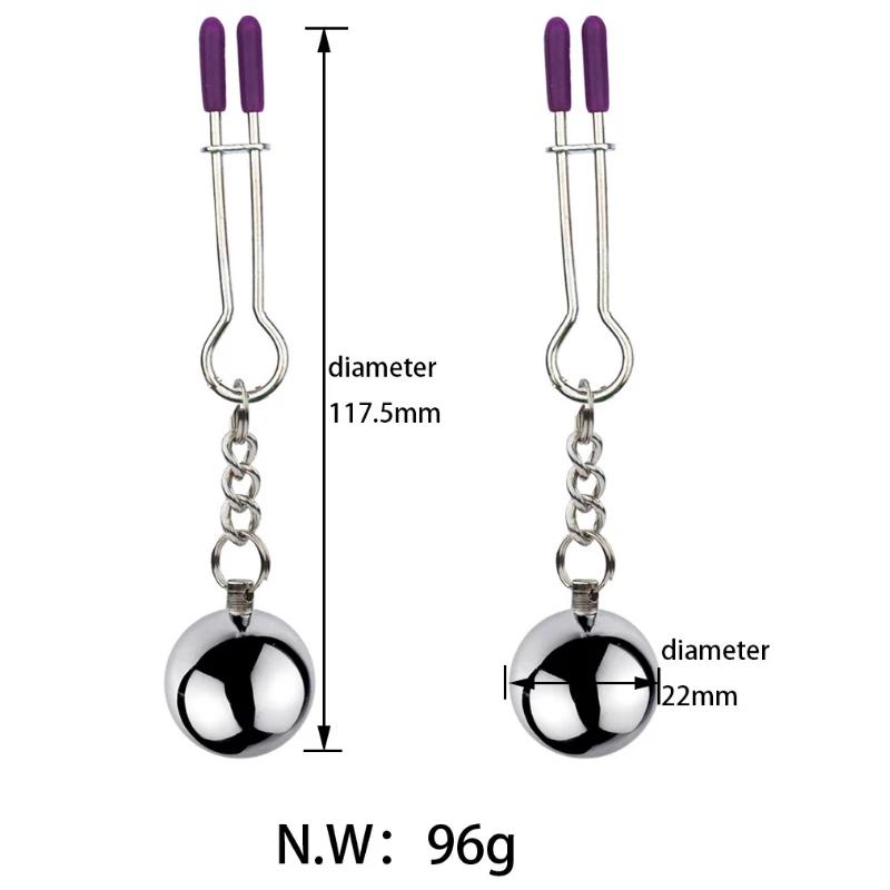 Agrafe pentru lapte pentru mamelon cu lanț din metal inoxidabil Clip pentru sâni Sclavi sexuali Cleme pentru mamelon Jucării sexuale stil fluture pentru cupluri