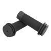 1Pair Ultralight Rubber Children Bicycle Anti Slip Handlebar Handle Grip Cover Accessory for Kid Bike(black )