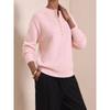 VEZFAA Moda damska Casual Jesień Zima Jednolity kolor Nadruk Długi rękaw O-Neck Swetry