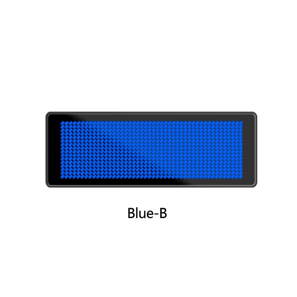 Fancyfamily Mini LED Digital Bluetooth APP Programmable Rechargeable Scrolling Name Message Tag Sign