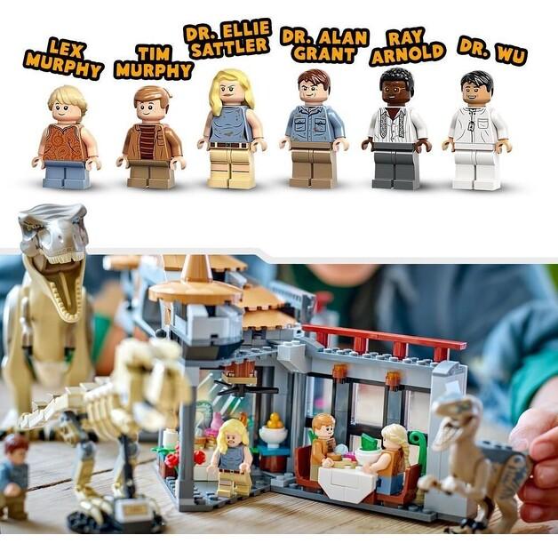 LEGO Jurassic World 76961 Centro de Visitantes: ataque de tiranossauro e predador