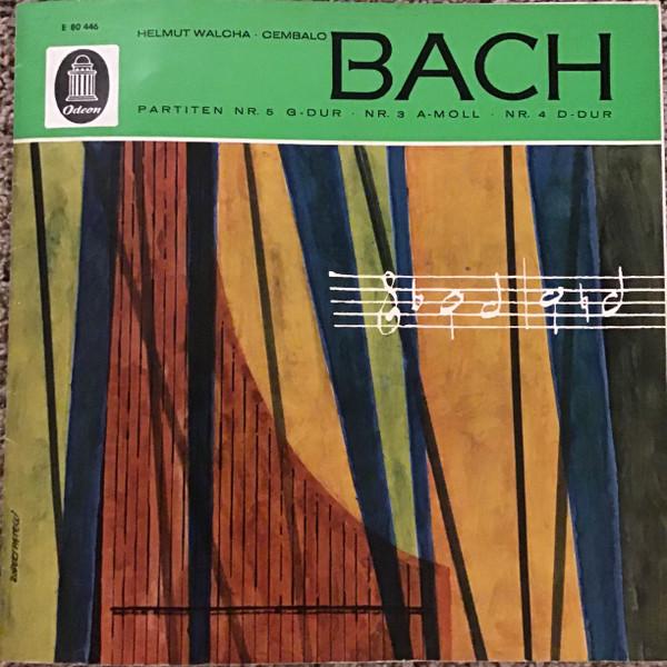 

LP Record BACH HELMUT WALCHA Cembalo Partiten Nr. 5 Gdur Nr. E80446 ELECTROLA Germany Classical Used
