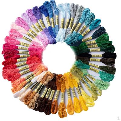 Premium Rainbow Color Embroidery Floss