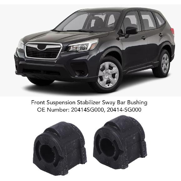 1 Pair Front Suspension Stabilizer Sway Bar Bushing 20414SG000 Pressure Reduce Vibration for Crosstrek Forester Wrx ST XV