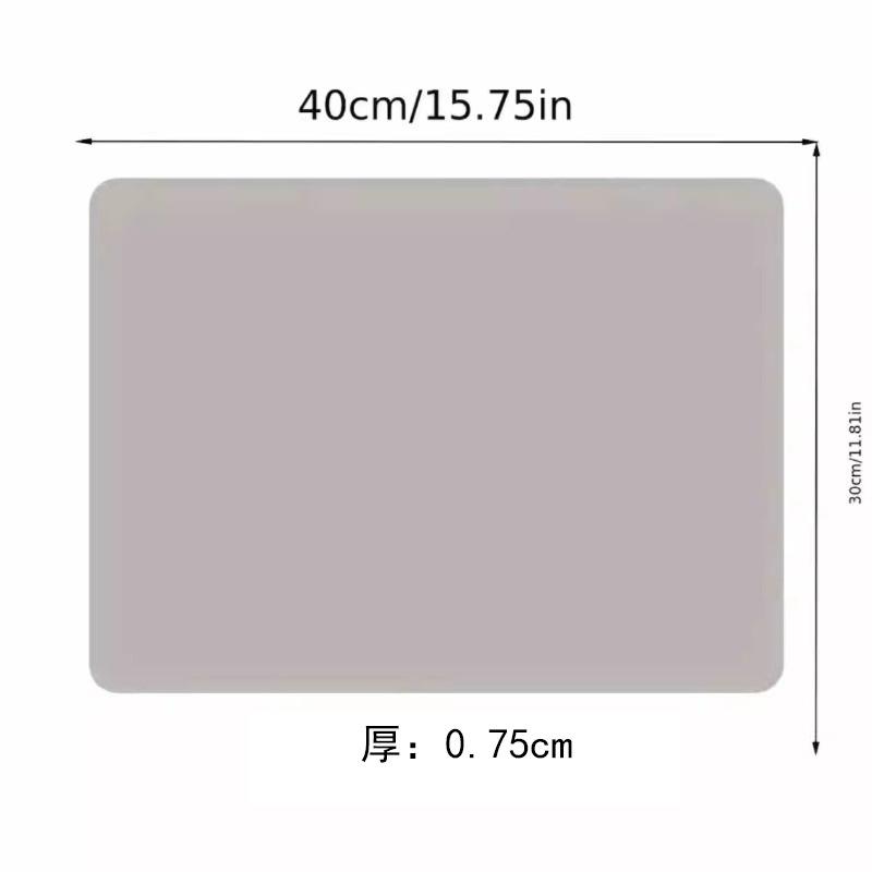 Nordic Style Silicone Placemat Food Grade Primary School Students High Temperature Resistant Table Mat Children's Dining Table Plate Insulation Mat