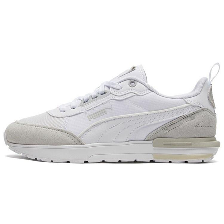 PUMA R22 White Grey Violet Men s 383462-02 EU 35.5